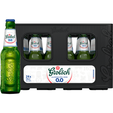 Grolsch - 0.0% Alcoholvrij - Krat - 24 x 300ML - JUMBO