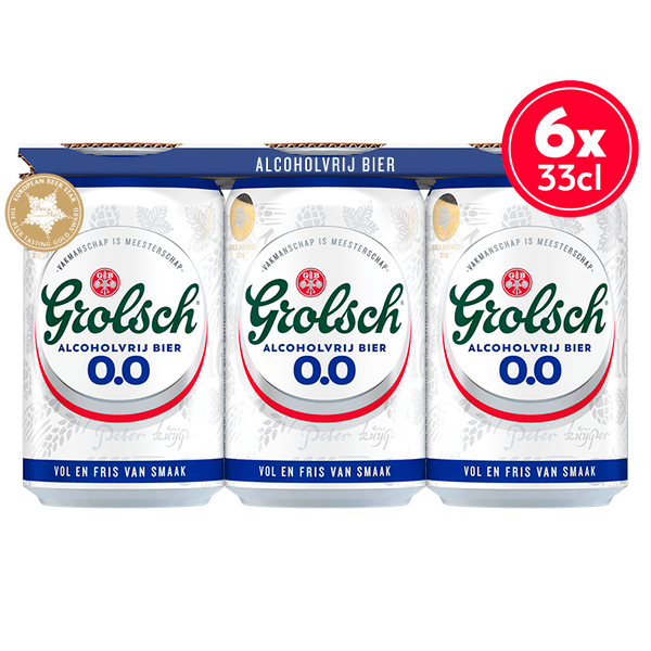 Grolsch Premium Pilsner 0.0% - PLUS
