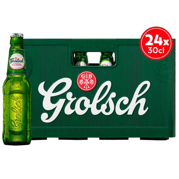 Grolsch Premium Pilsner Bier Fles - PLUS
