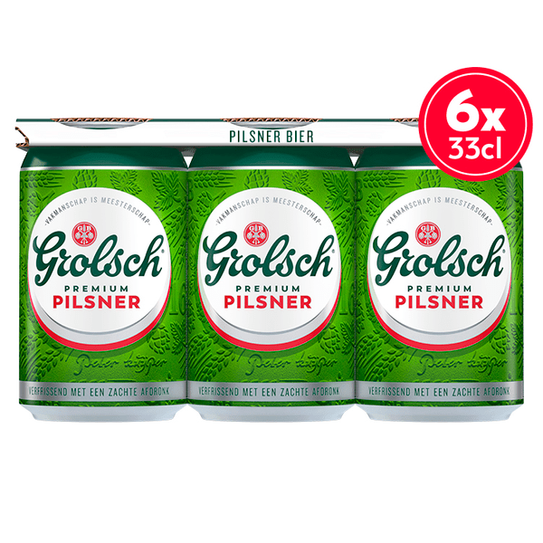 Grolsch Premium Pilsner Bier - PLUS