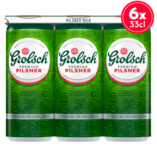 Grolsch Premium Pilsner Bier - PLUS