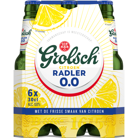 Grolsch Radler citroen 0.0% - Dirk
