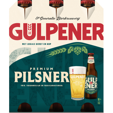 Gulpener - Premium Pilsner - Fles - JUMBO