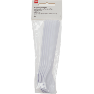 HEMA Eierlepels Kleur 6 Stuks - JUMBO