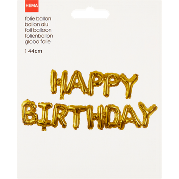 HEMA Folie Ballon Happy Birthday - JUMBO