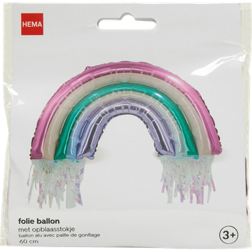 HEMA Folieballon Regenboog 1 Stuks - JUMBO