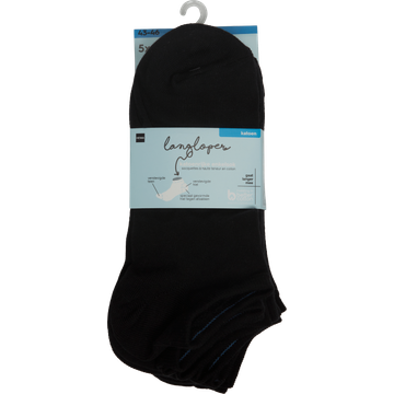 HEMA Herensokken Maat 43/46 Zwart 5 Paar - JUMBO