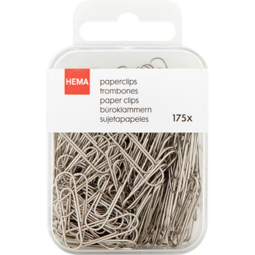 HEMA Paperclips 175 Stuks - JUMBO
