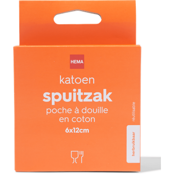 HEMA Spuitzak Katoen Wit - JUMBO