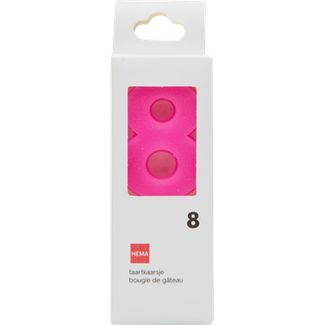 HEMA Taartkaarsjes Cijfer 8 - JUMBO