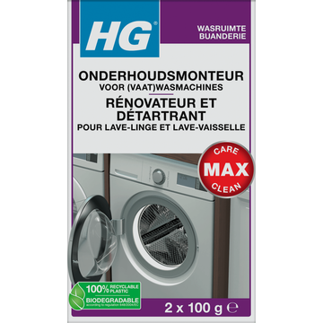 HG Apparaten Onderhoudsmonteur voor Was- en Vaatwasmachines 2 x 100 g - JUMBO