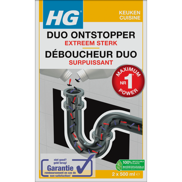 HG Duo Ontstopper Extreem Sterk 2x 500ml - JUMBO