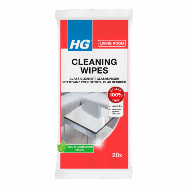 HG Glasreiniger Wipes - PLUS