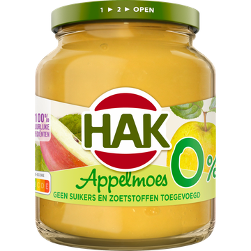 Hak Appelmoes 0% 350g - JUMBO