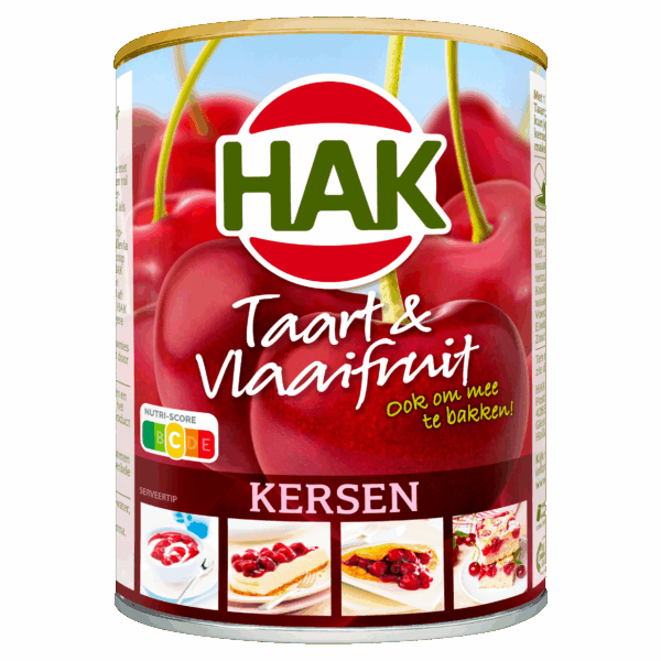 Hak Taart en Vlaaifruit Kersen - PLUS