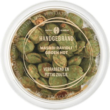 Handgebrand Wasabi Ravioli Groen Hot - JUMBO
