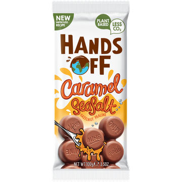 Hands Off Caramel SeaSalt Hazelnut Praline - JUMBO