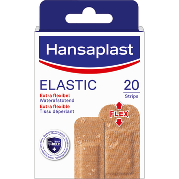 Hansaplast Elastic Waterafstotend 20 Strips - JUMBO