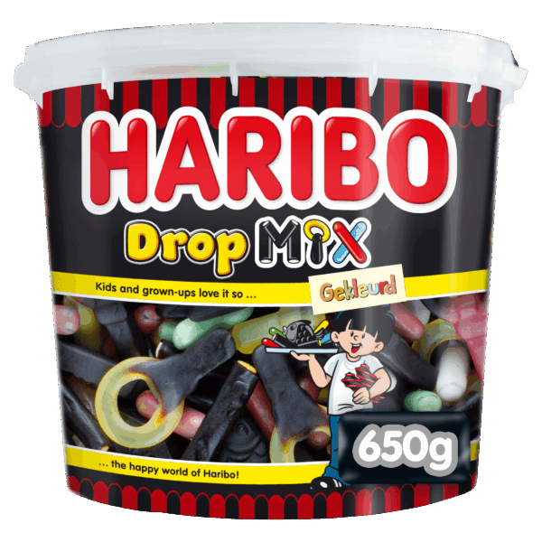 Haribo Dropmix Gekleurd - PLUS