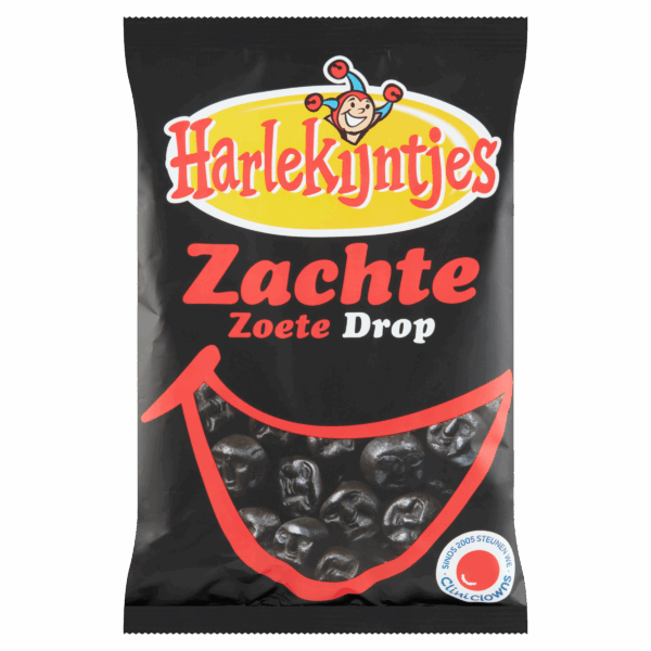 Harlekijntjes Zachte zoete drop - PLUS