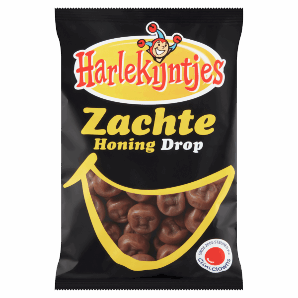 Harlekijntjes Zachte zoete honingdrop - PLUS