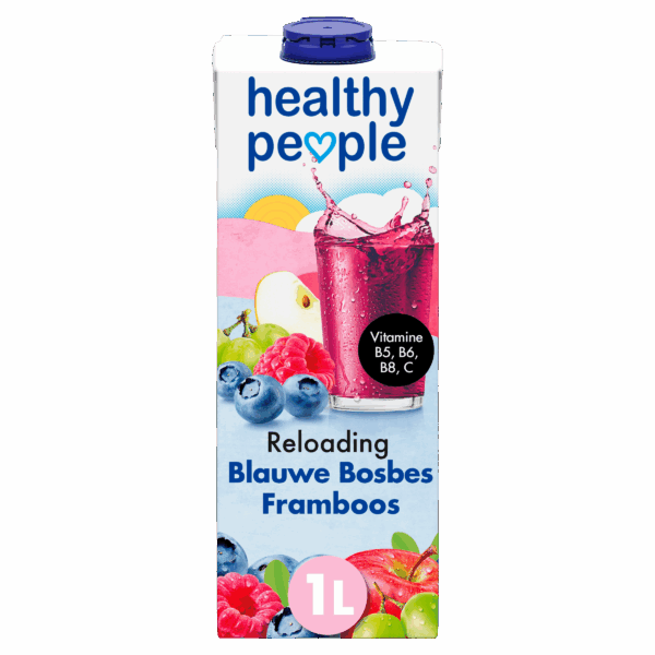 Healthy People Blauwe bosbes-framboos sap - PLUS