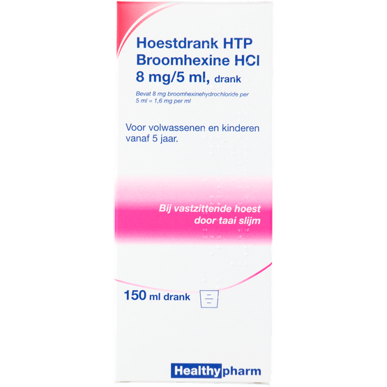 Healthypharm Hoestdrank broomhexine hcl 8mg - Dirk