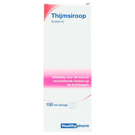 Healthypharm Thijmsiroop suikervrij - Dirk