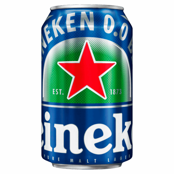 Heineken Premium Pilsener 0.0 Bier Blik - PLUS