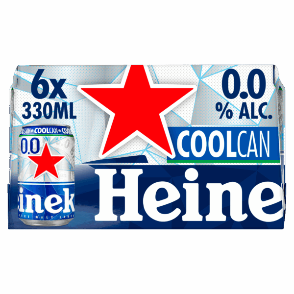 Heineken Premium Pilsener 0.0 Coolcan Blik - PLUS