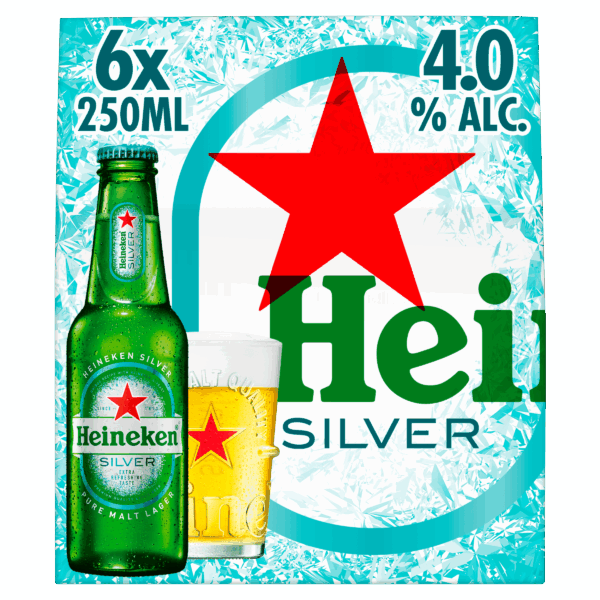 Heineken Silver Bier Fles - PLUS