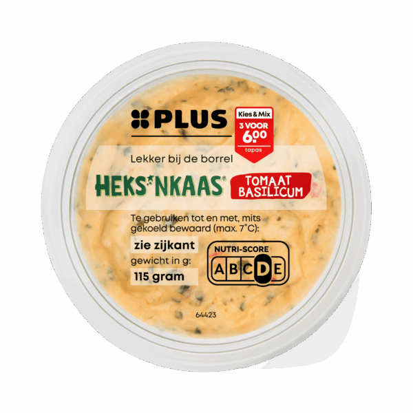 Heks'nkaas Tomaat Basilicum - PLUS