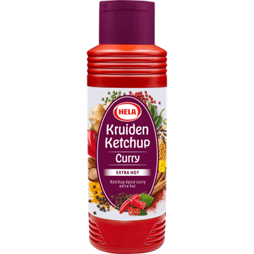 Hela Kruiden Ketchup Curry Extra Hot - JUMBO