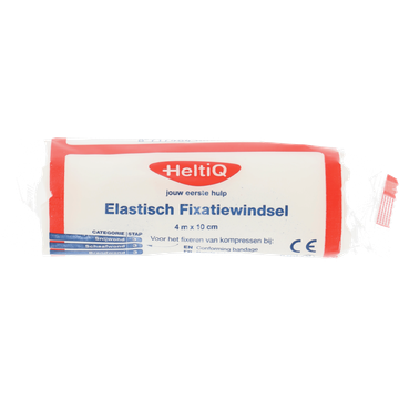 HeltiQ Elastisch Fixatiewindsel 4 m x 10 cm - JUMBO