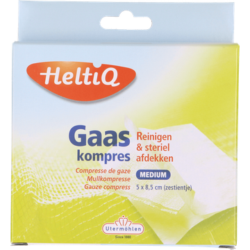 HeltiQ Gaaskompres 5 cm x 8