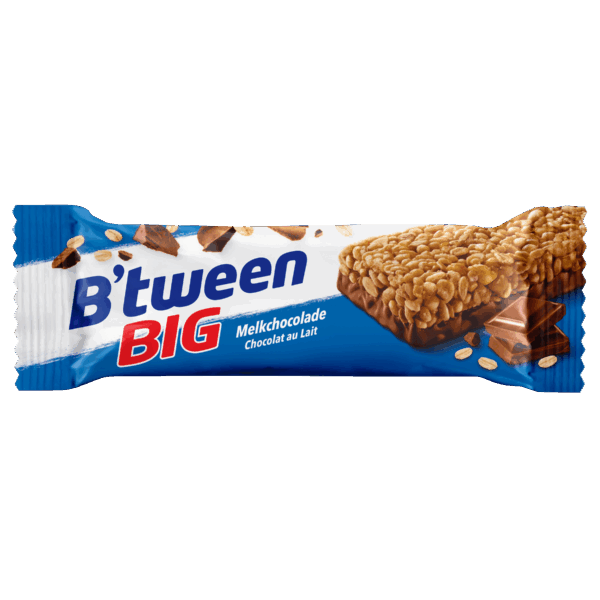 Hero B'tween BIG Mueslireep Melkchocolade - PLUS