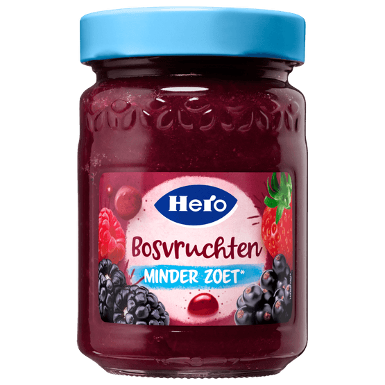 Hero Jam 40% minder zoet bosvruchten - Dirk