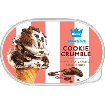Hertog Cookie Crumble 825ML - JUMBO
