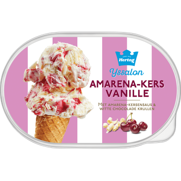 Hertog IJs IJssalon Amarena-Kers Vanille - JUMBO