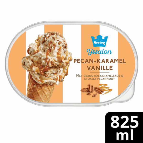 Hertog IJssalon Pecan-Karamel Vanille - PLUS