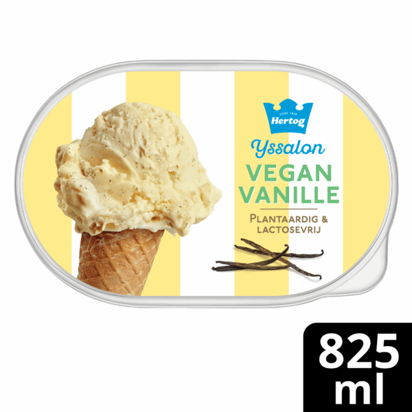 Hertog IJssalon Vegan Vanille - PLUS