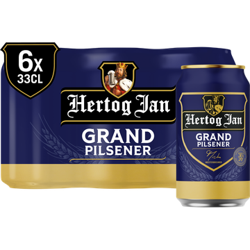 Hertog Jan - Grand Pilsener - Blik - 6 x 330ML - JUMBO
