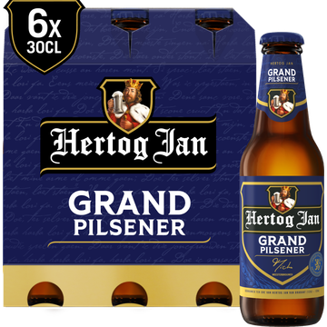 Hertog Jan - Grand Pilsener - Fles - 6 x 300ML - JUMBO