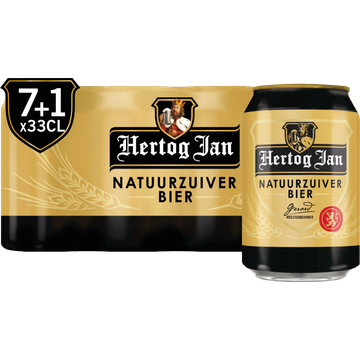 Hertog Jan - Pilsener - Blik - 7 + 1 x 330ML - JUMBO