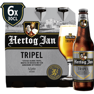 Hertog Jan - Tripel - Fles - 6 x 300ml - JUMBO