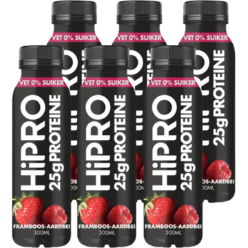 HiPRO Protein Drink Framboos Aardbei - JUMBO