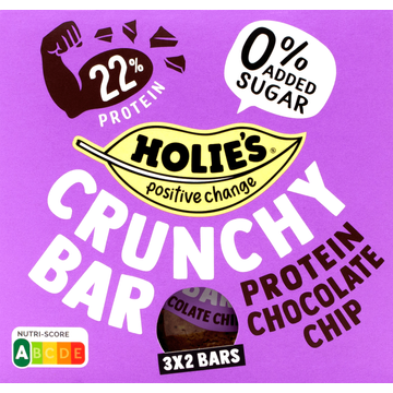 Holie's Crunchy Bar Protein Chocolate Chip - JUMBO