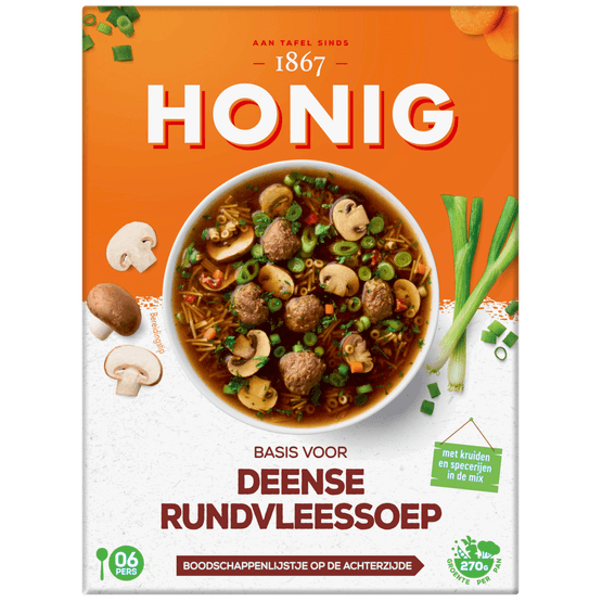 Honig Deense rundvleessoep - Dirk