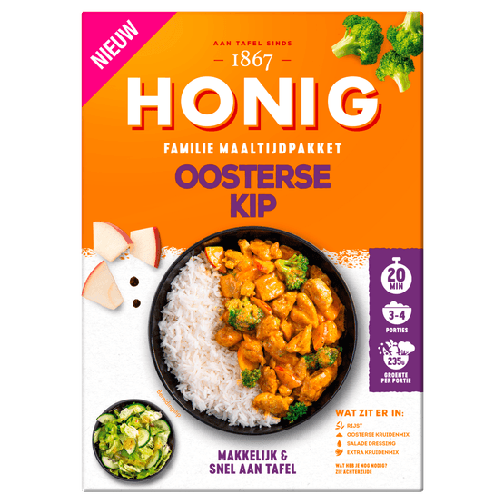 Honig Familie maaltijdpakket oosterse kip - Dirk