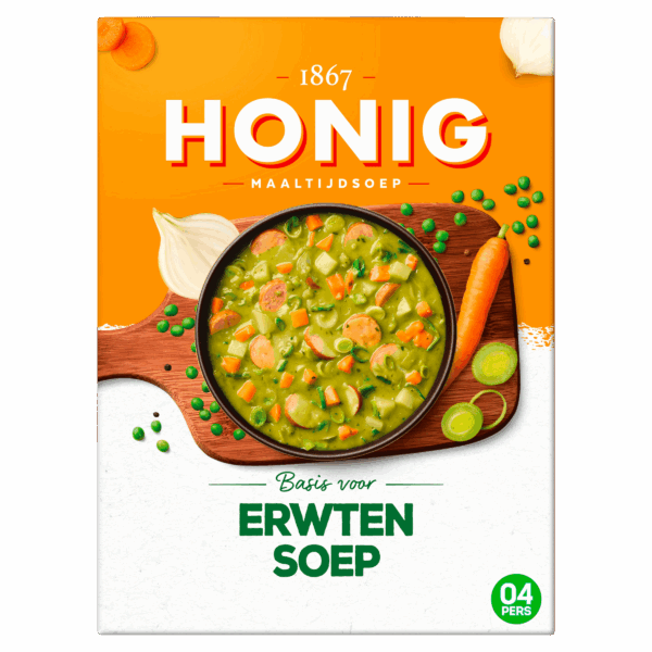 Honig Maaltijdsoep Erwten - PLUS